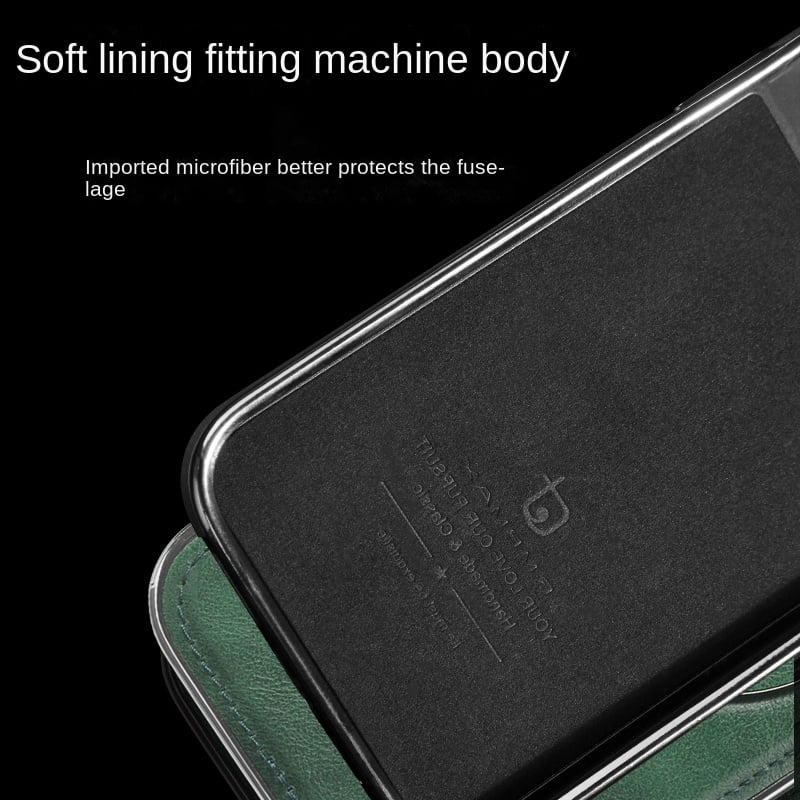 Jalira - Luxury Leather iPhone Case with Invisible Stand