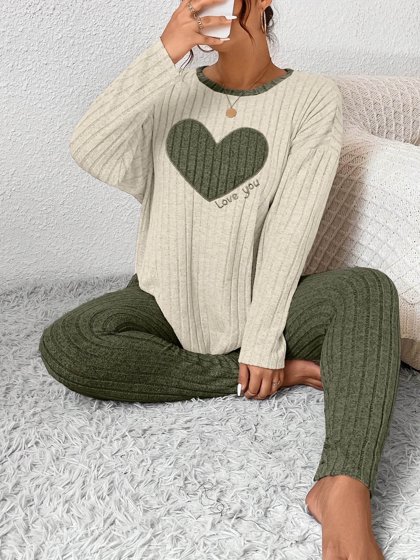 Javelle - Comfort Relax Heart Loungewear Set 