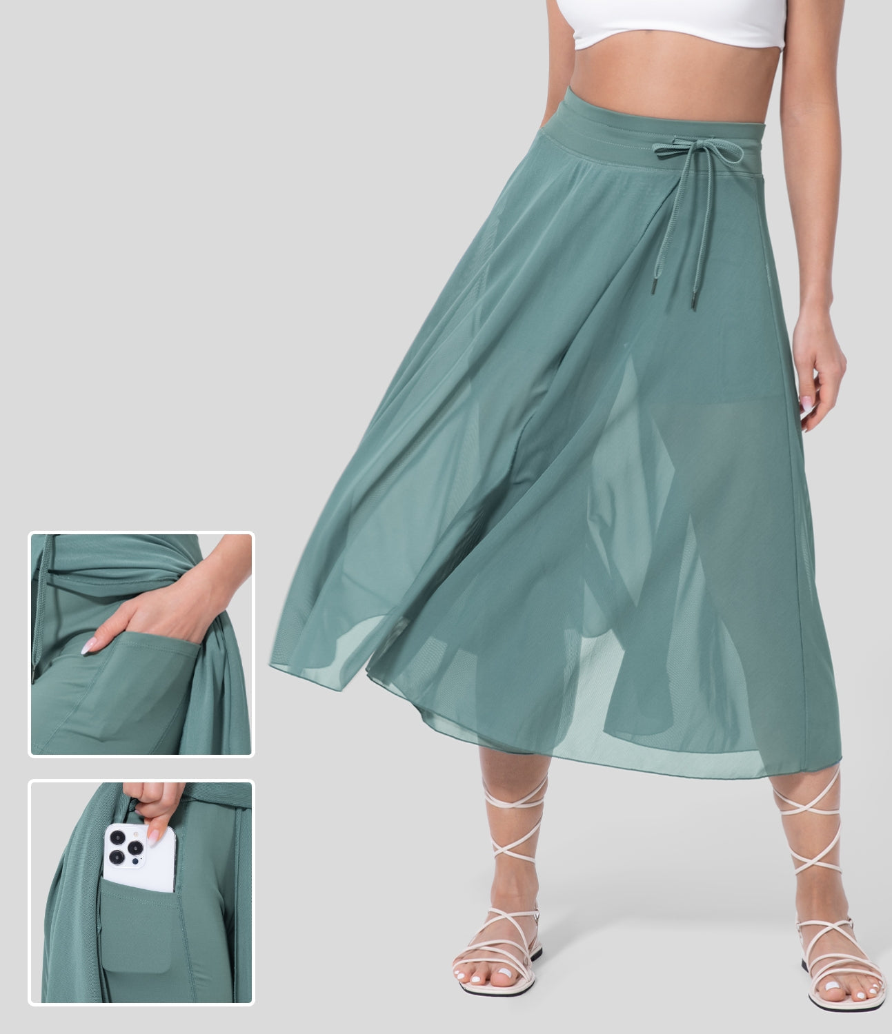 Maris™ - Jupe Haute Taille 2-en-1