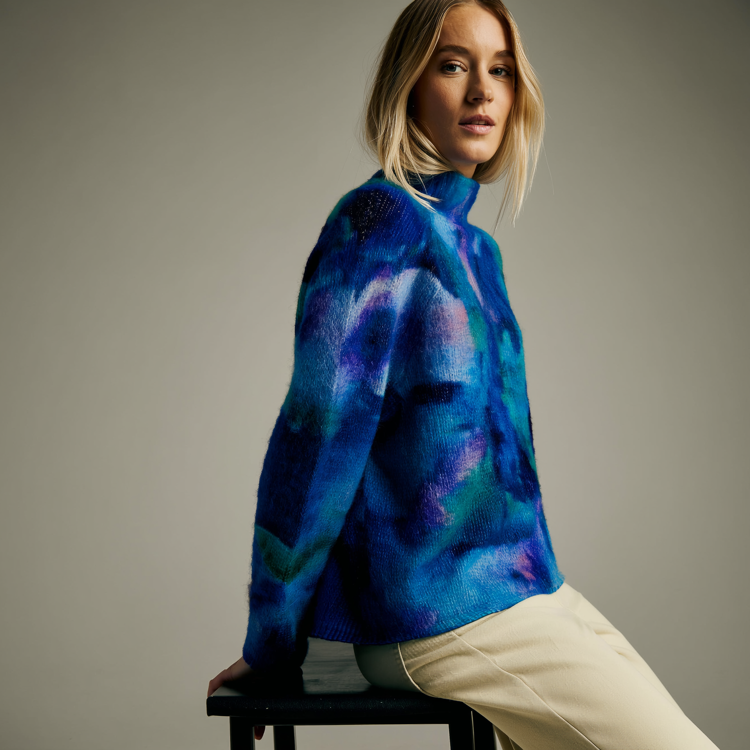 Luneliae - Pull à Col Roulé Chaleureux et Élégant