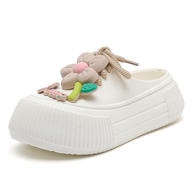 Auralie™ - Pantoufles Respirantes à Décoration Florale