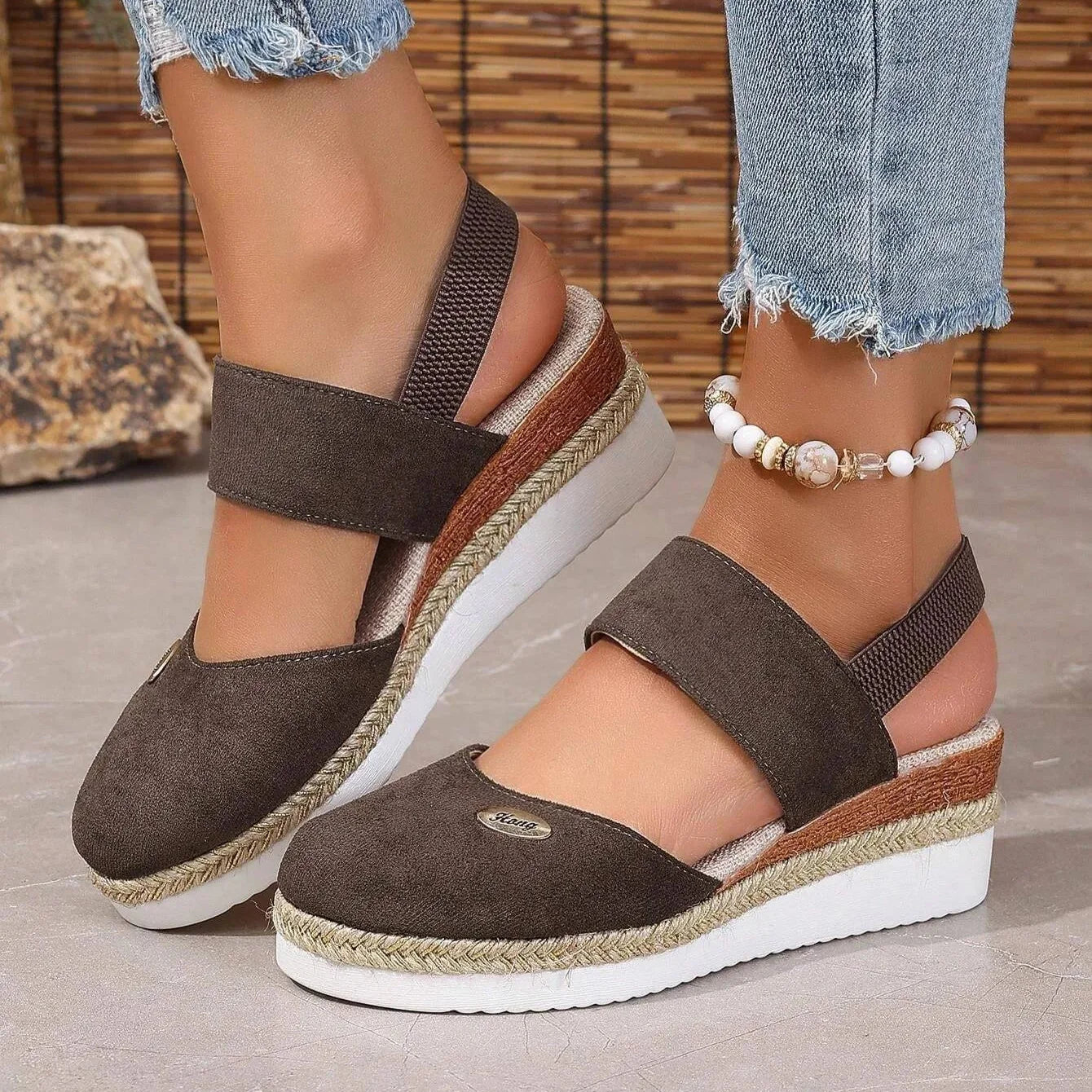 Lioraelle™ - Orthopedic Platform Sandals, Ventilated and Casual 