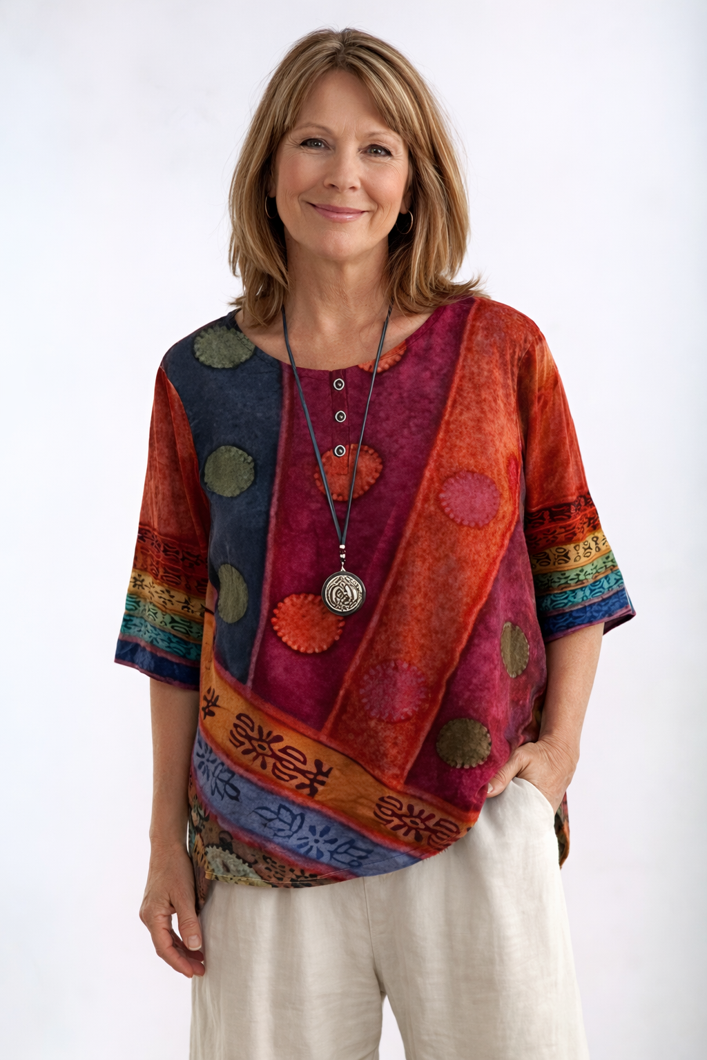 Elvoria - Soft and Flattering Bohemian Shirt