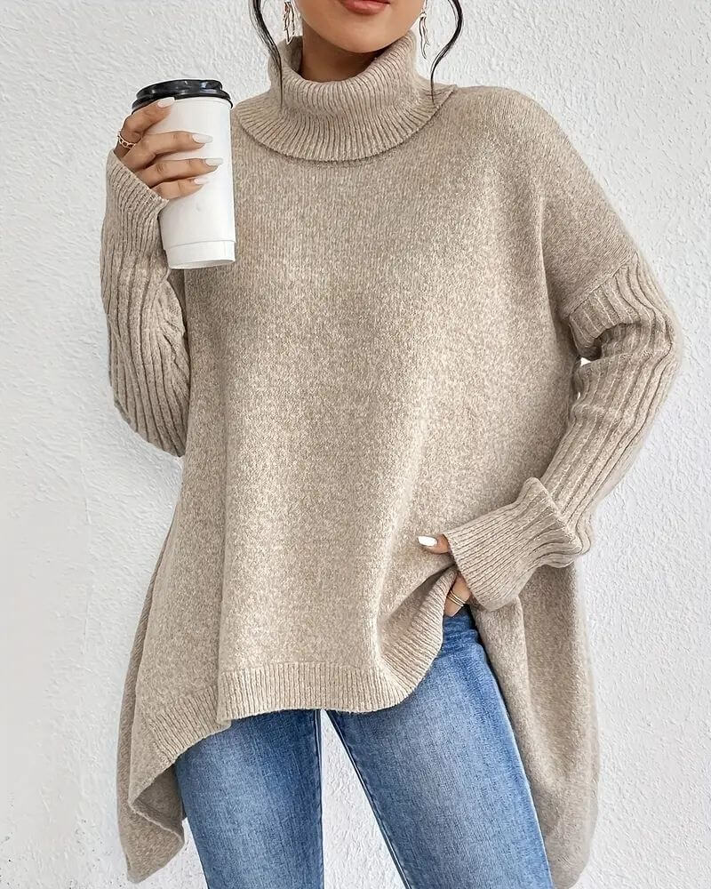 Quelissea - Women's Oversized Fleece Sweater 