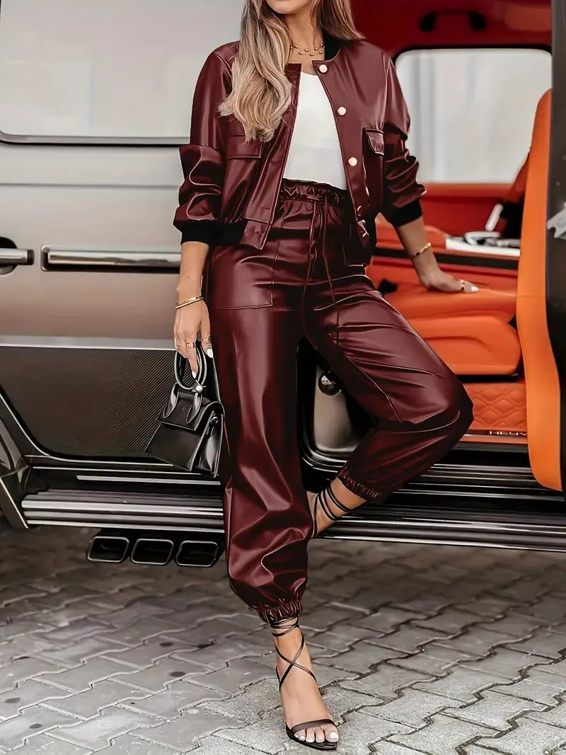 Oralisse - Elegant and Modern Faux Leather Set 