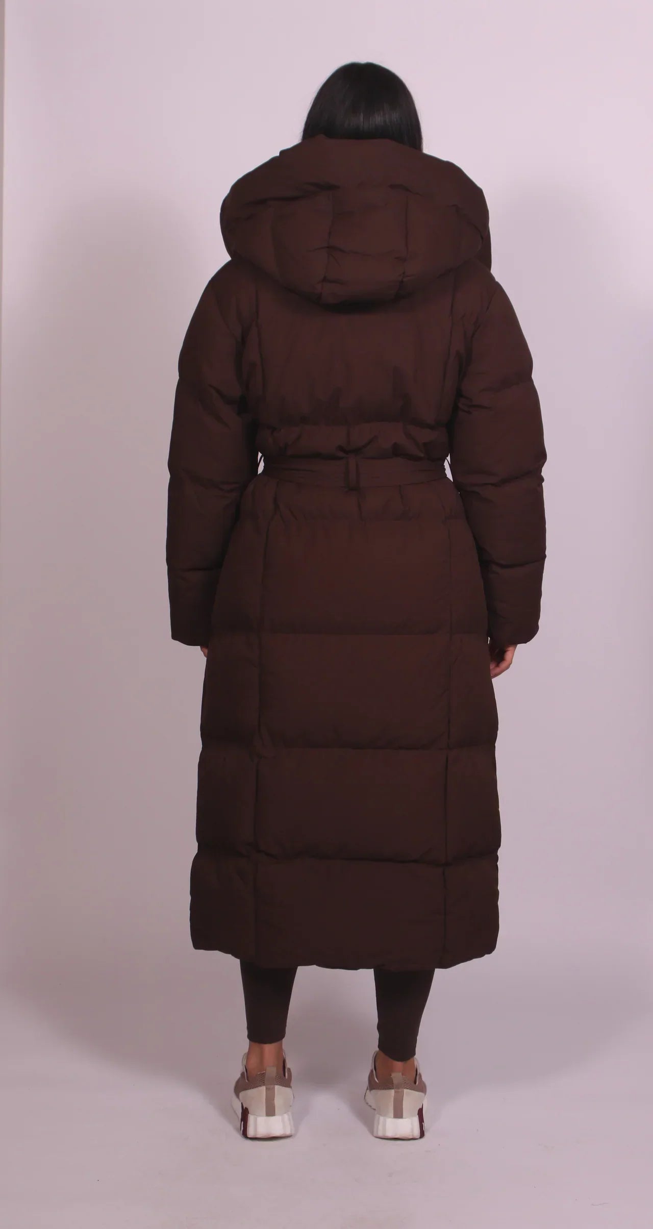Averlisse - Manteau Long Puffer Ceinturé