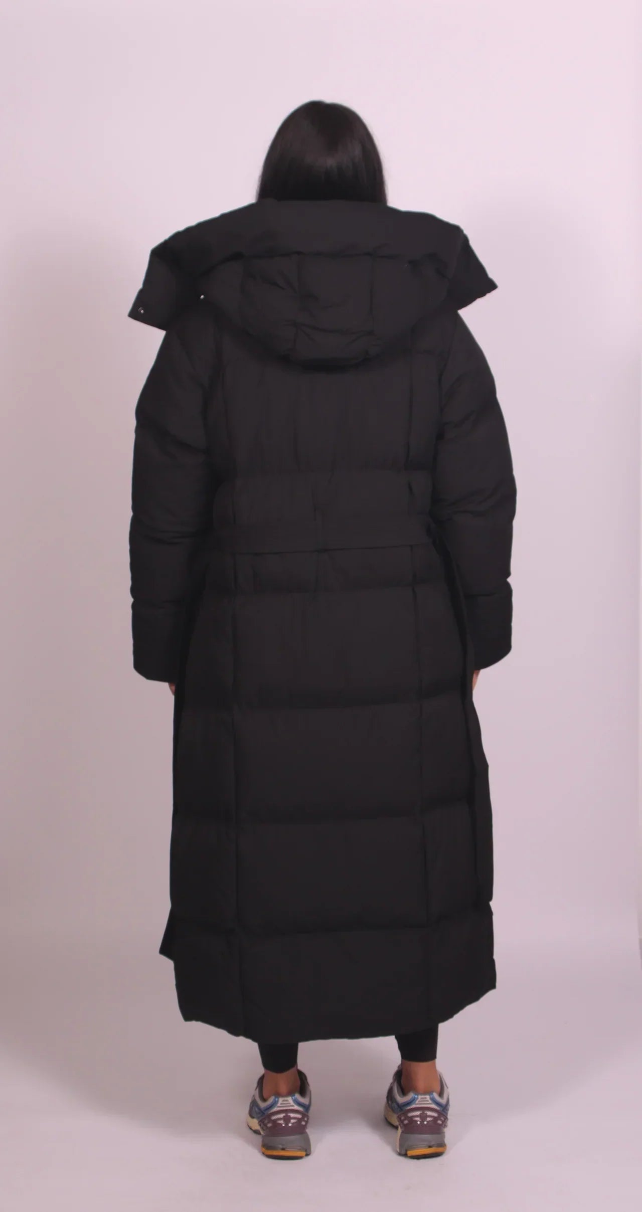 Averlisse - Manteau Long Puffer Ceinturé