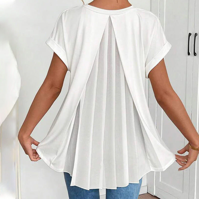 Estella™ - T-shirt à manches courtes unisexe avec patchwork