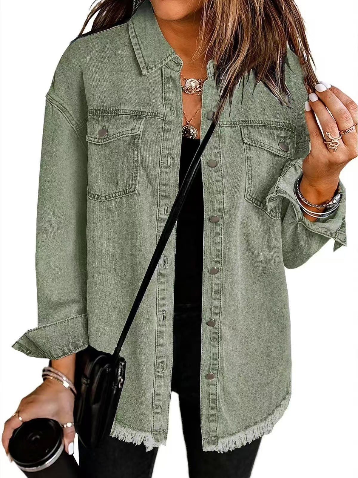 Quenira™ - Veste en denim décontractée au style intemporel