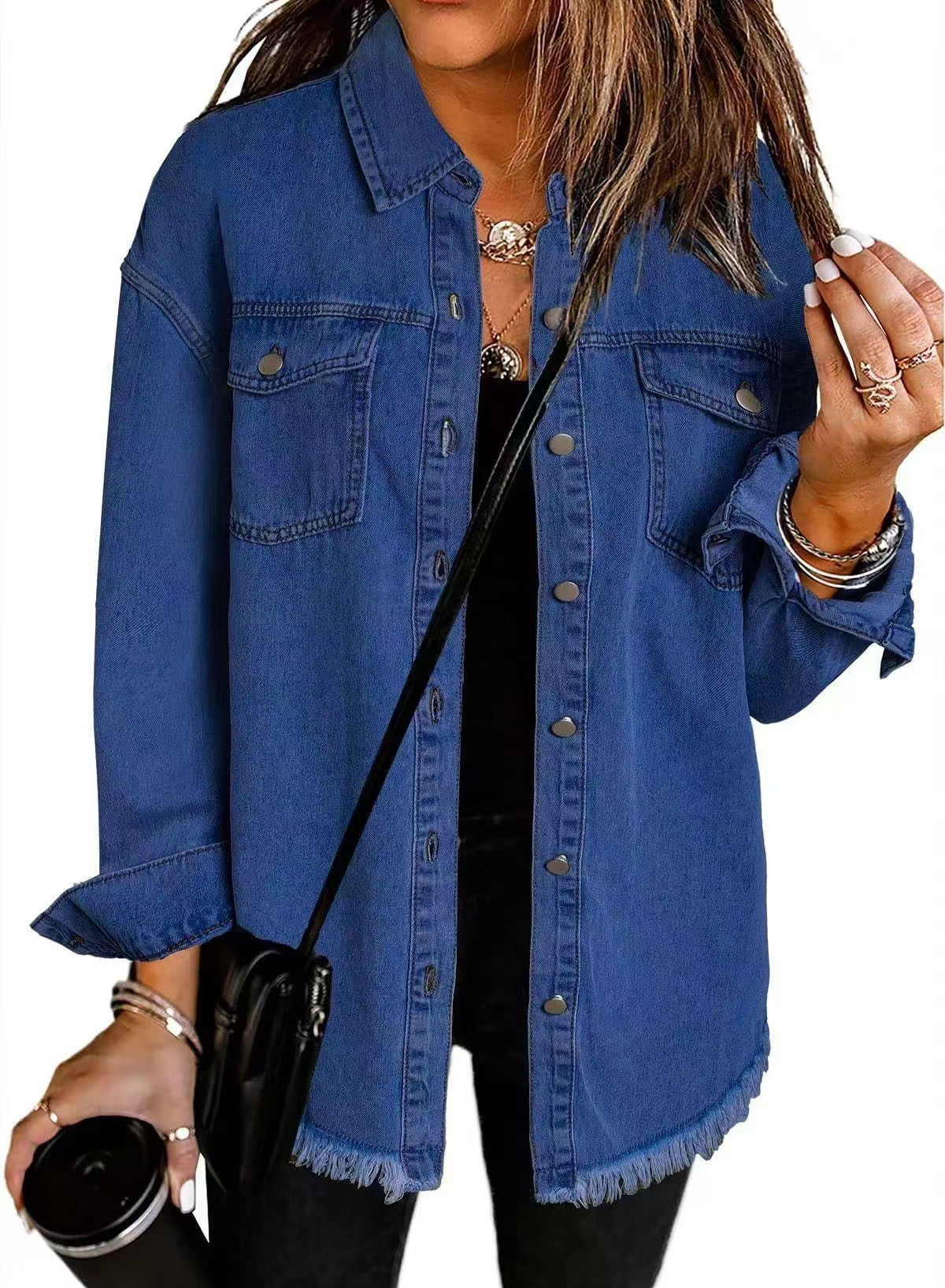 Quenira™ - Veste en denim décontractée au style intemporel