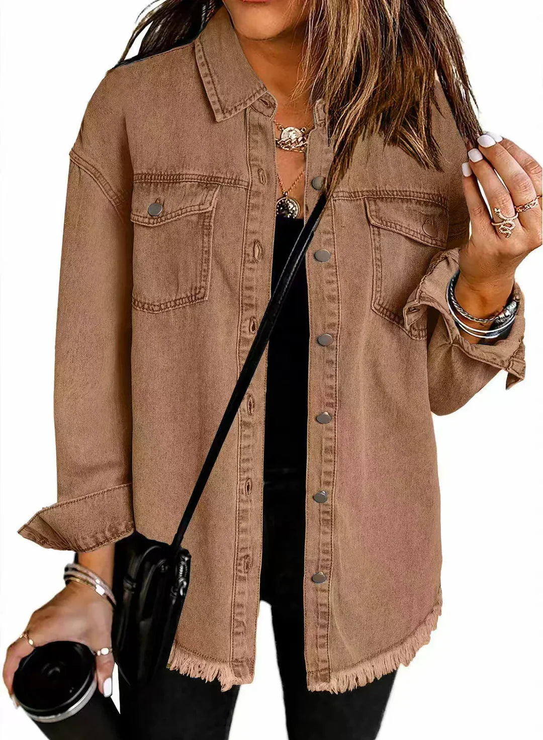 Quenira™ - Veste en denim décontractée au style intemporel