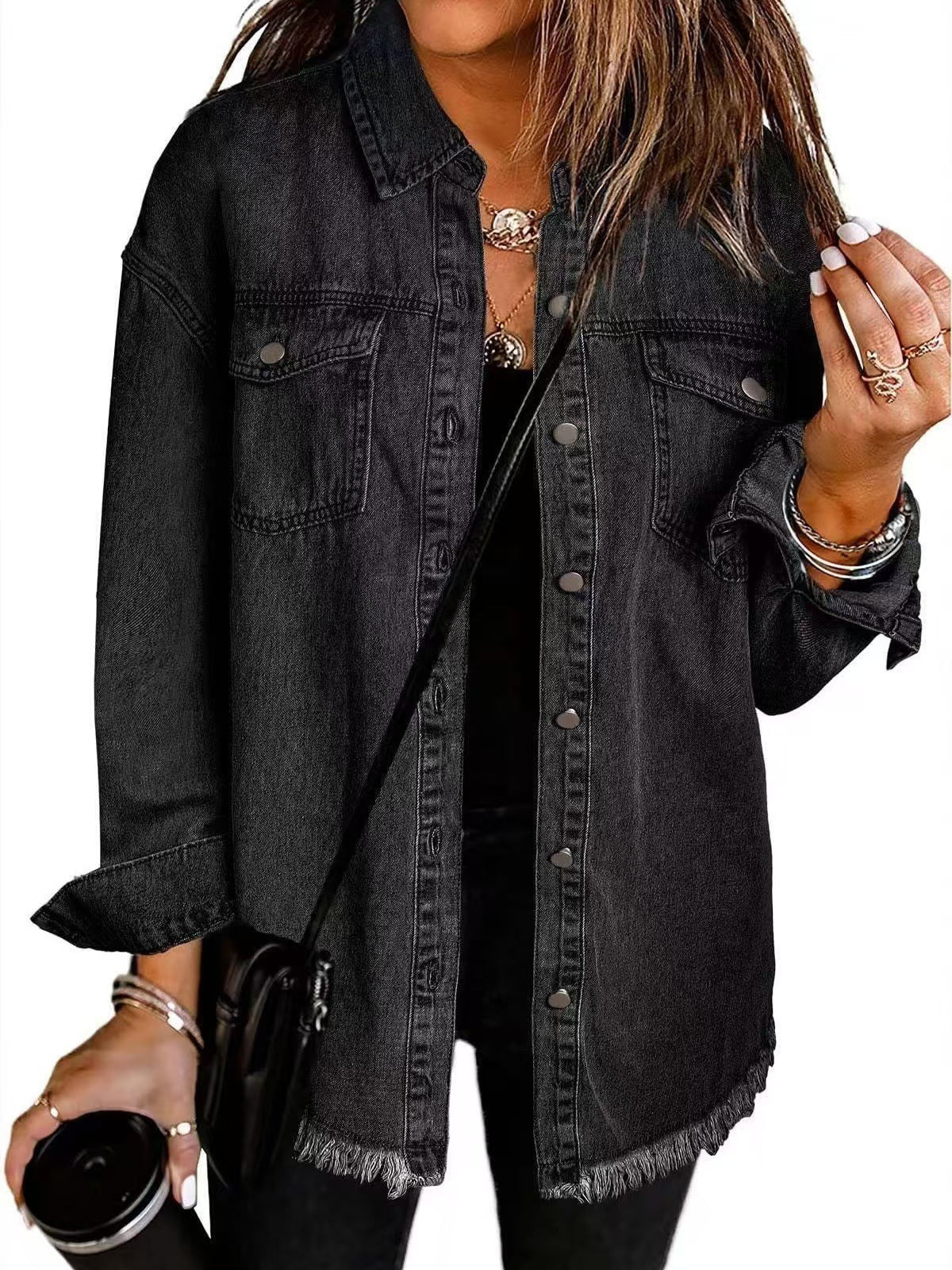 Quenira™ - Veste en denim décontractée au style intemporel