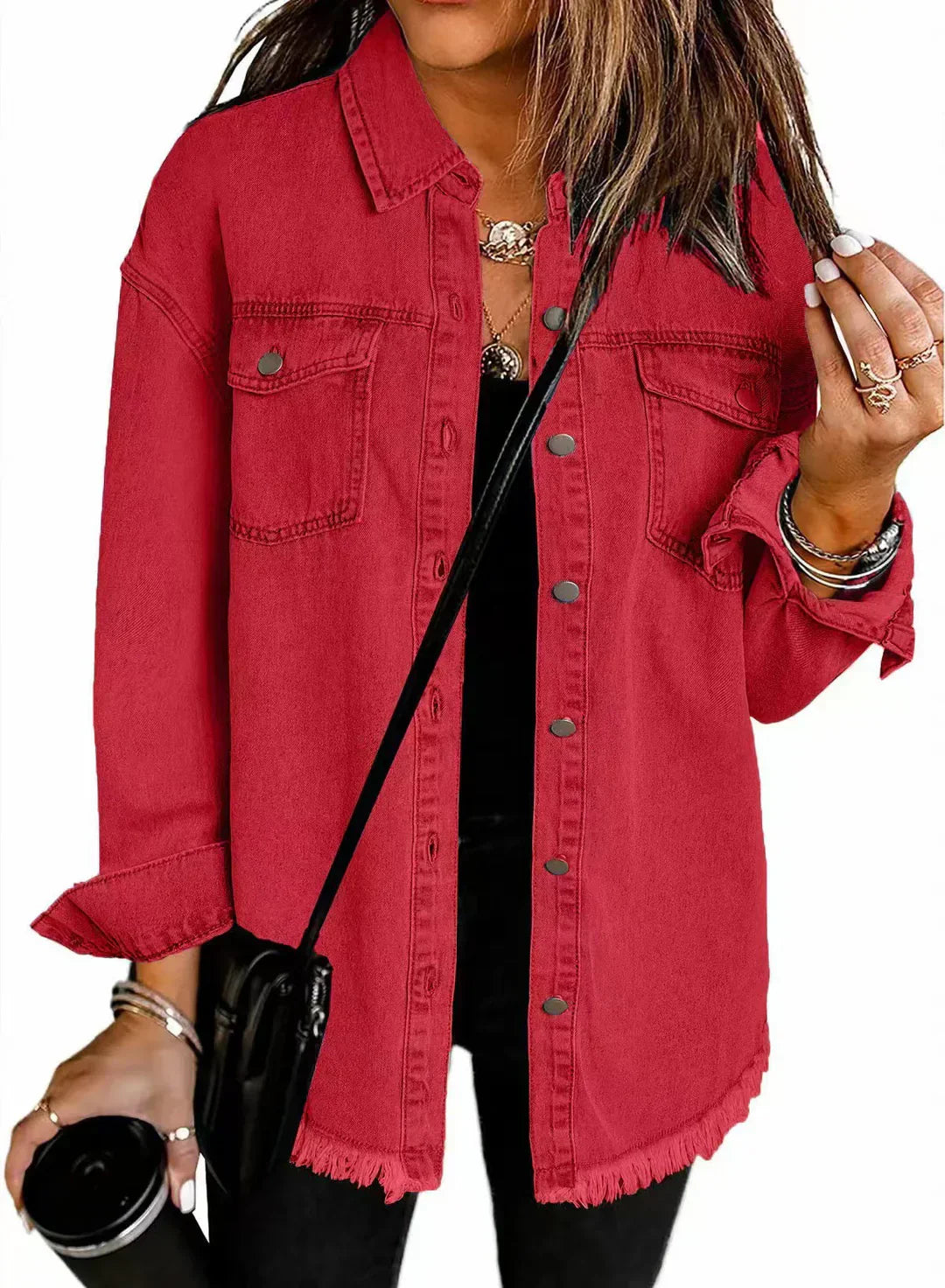 Quenira™ - Veste en denim décontractée au style intemporel