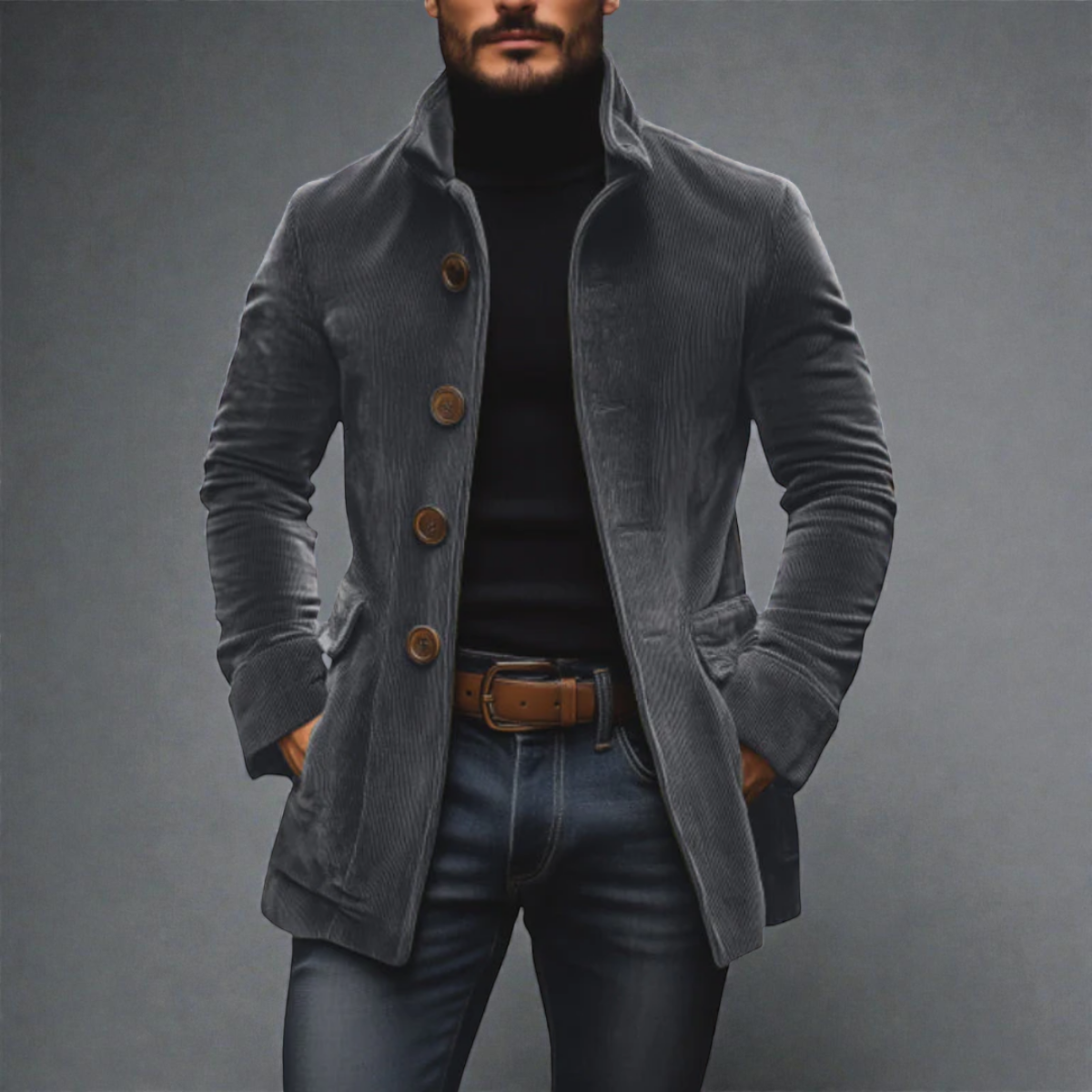 Carel - Men's Corduroy Jacket: Timeless Elegance