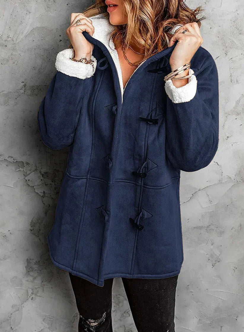 Ismira™ - Warm winter jacket with sherpa lining and hood