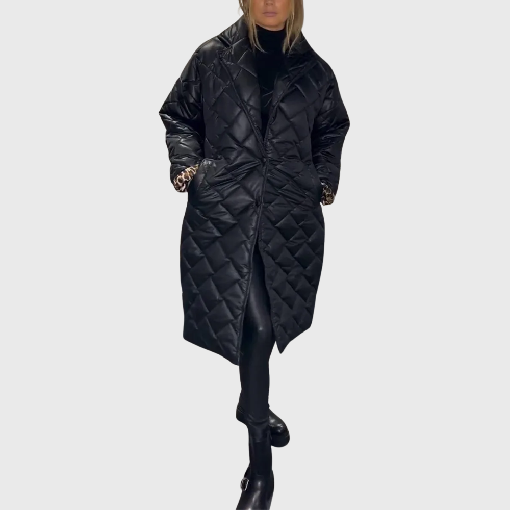 Alissara - Manteau Matelassé Réversible Élégant