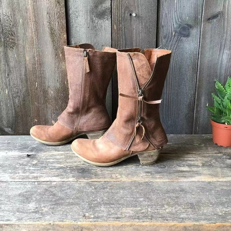 Anerisse - Women's winter boots in waterproof leather with a timeless style