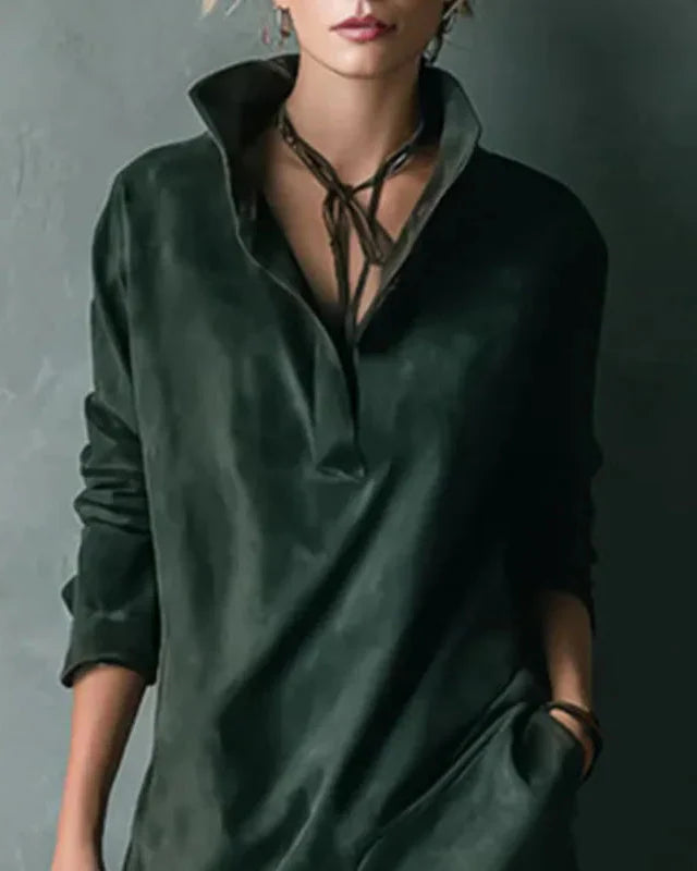 Thaliravessa - Robe Longue Drapée Fluide