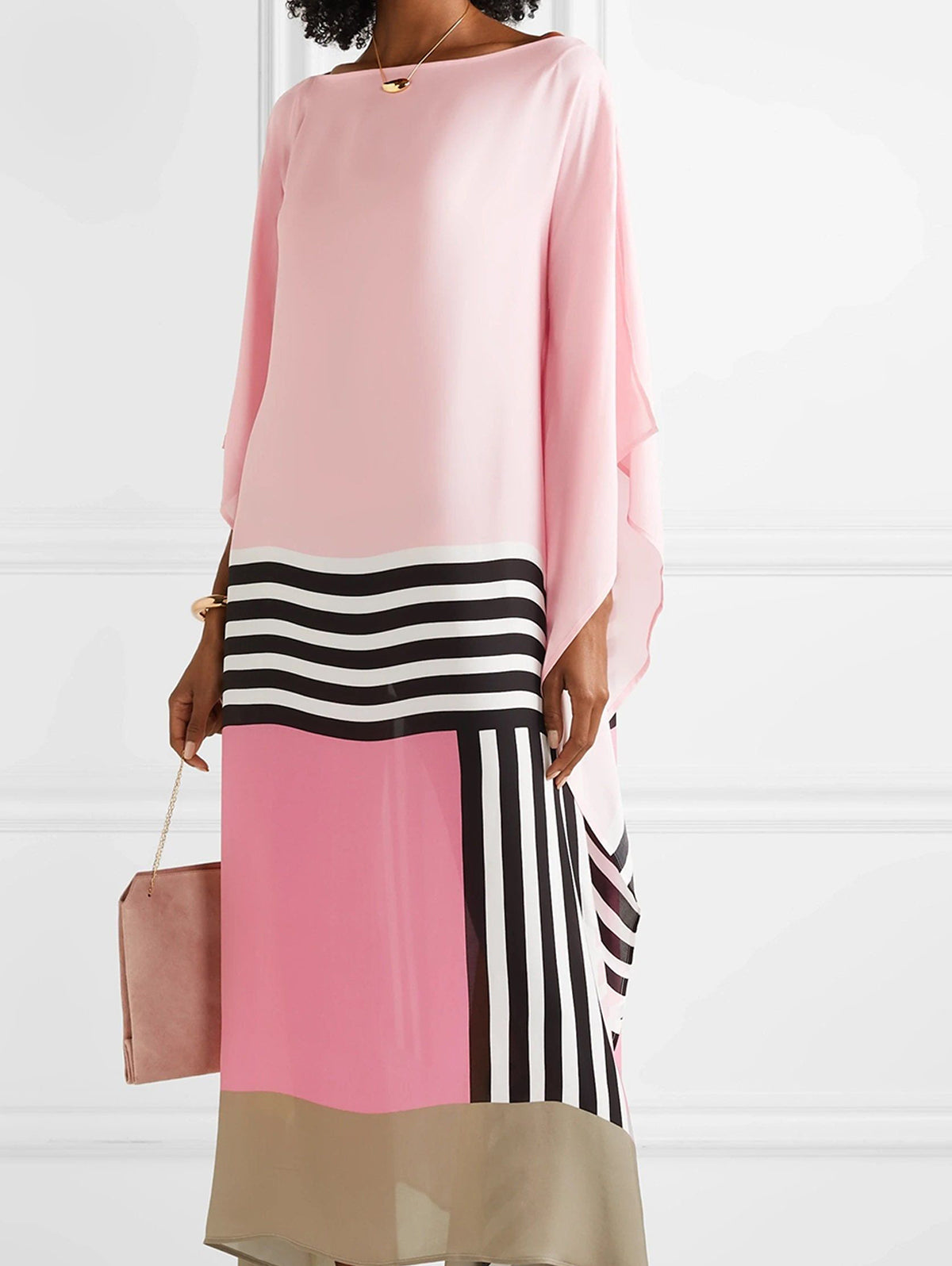 Rayna™ - Elegant Geometric Print Caftan 