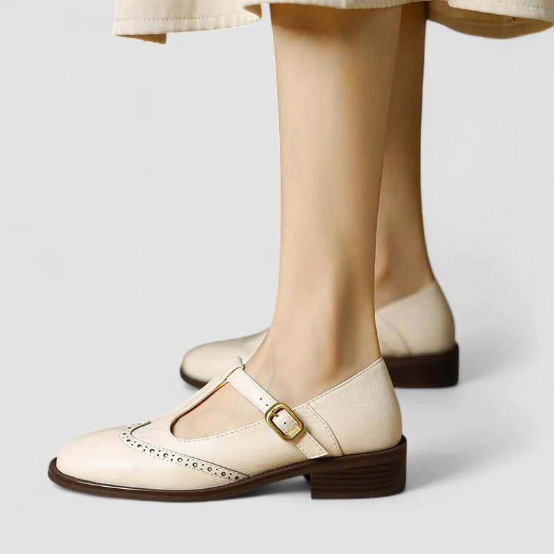Seliora - Chaussures Mary Jane orthopédiques pour femme avec boucle ajustable