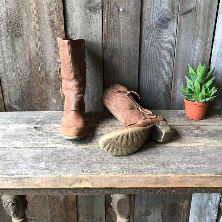 Anerisse - Women's winter boots in waterproof leather with a timeless style