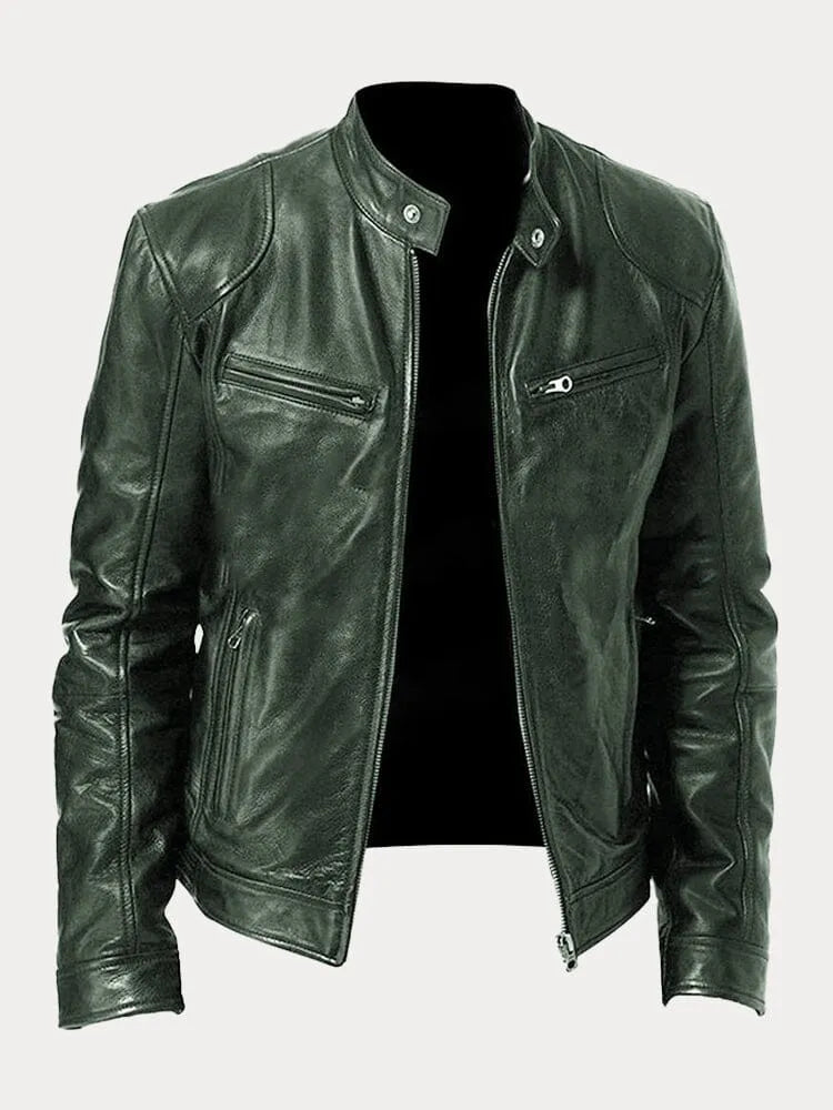 Lenoir™ - Veste décontractée en cuir