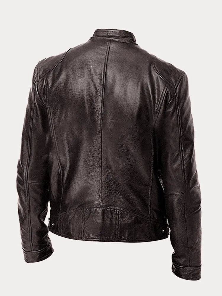 Lenoir - Casual leather jacket