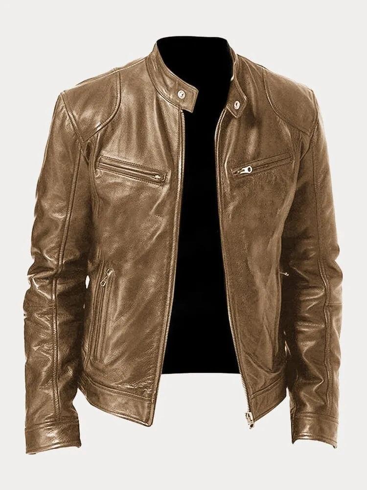 Lenoir - Casual leather jacket