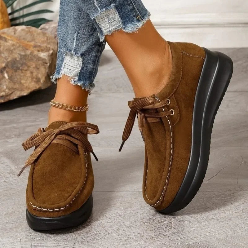 Bryella - Women's Comfortable Casual Shoes with Raised Sole 