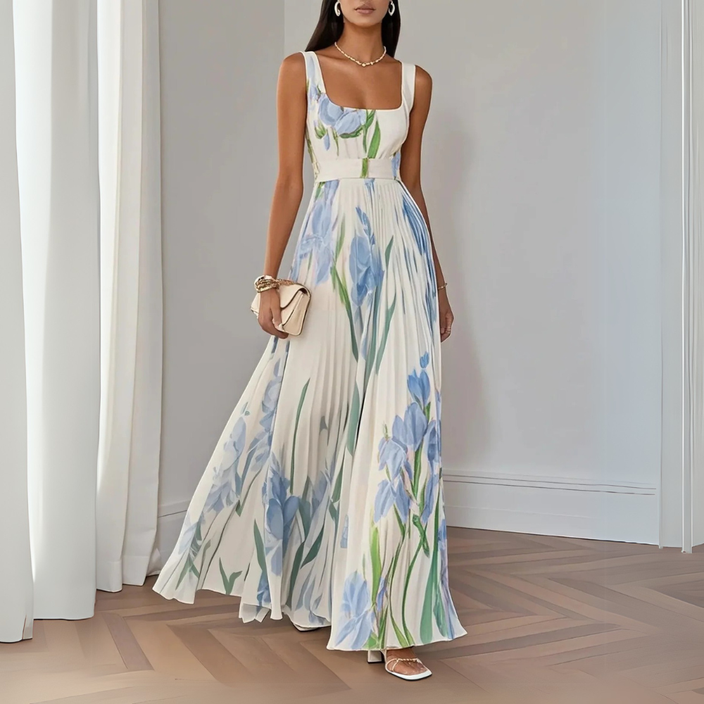 Roselitha - Elegant Floral Maxi Dress