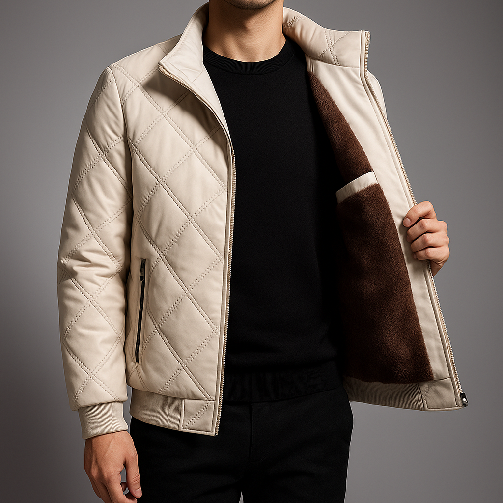 Elliot - Veste matelassée en polaire pour homme