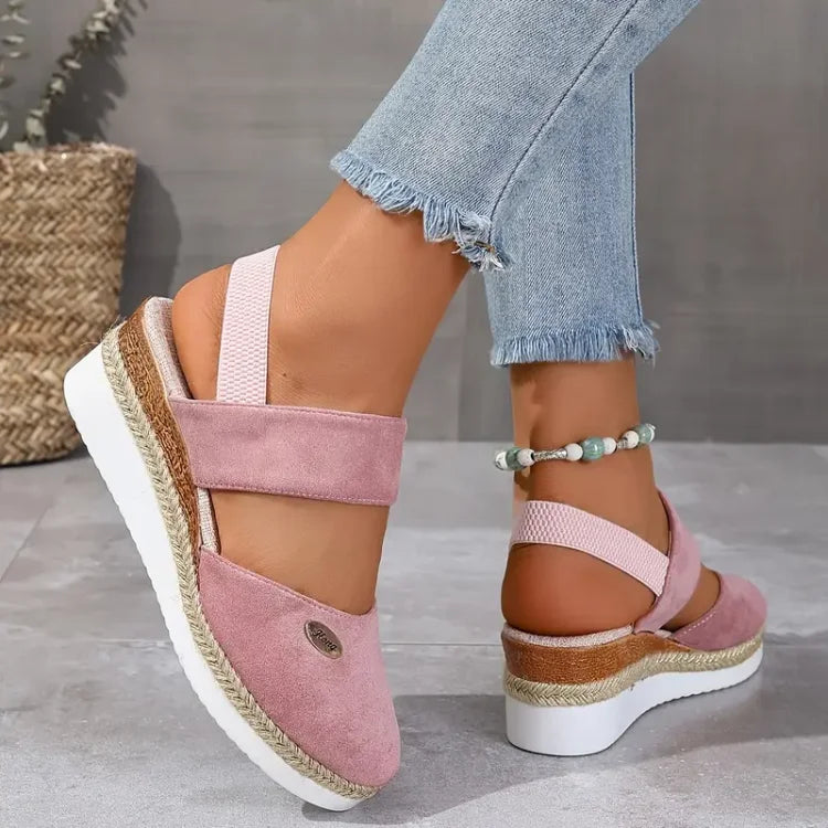 Lioraelle™ - Orthopedic Platform Sandals, Ventilated and Casual 