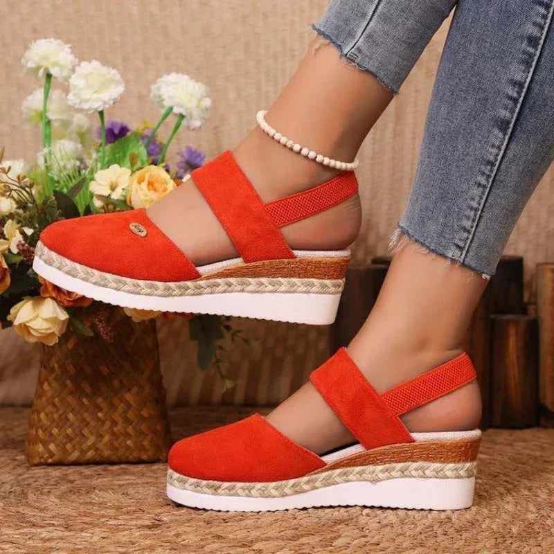 Lioraelle™ - Orthopedic Platform Sandals, Ventilated and Casual 