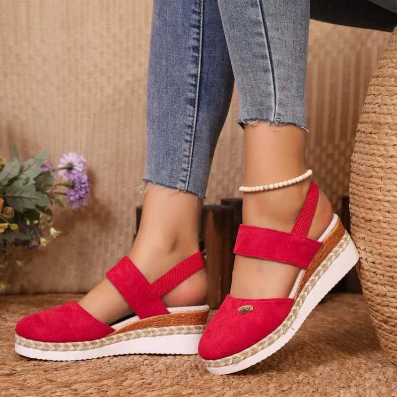 Lioraelle™ - Orthopedic Platform Sandals, Ventilated and Casual 