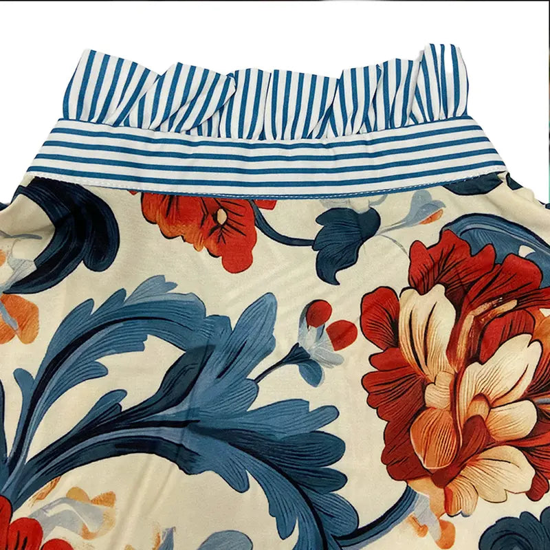 Marvella - Elegant Vintage Floral Blouse 