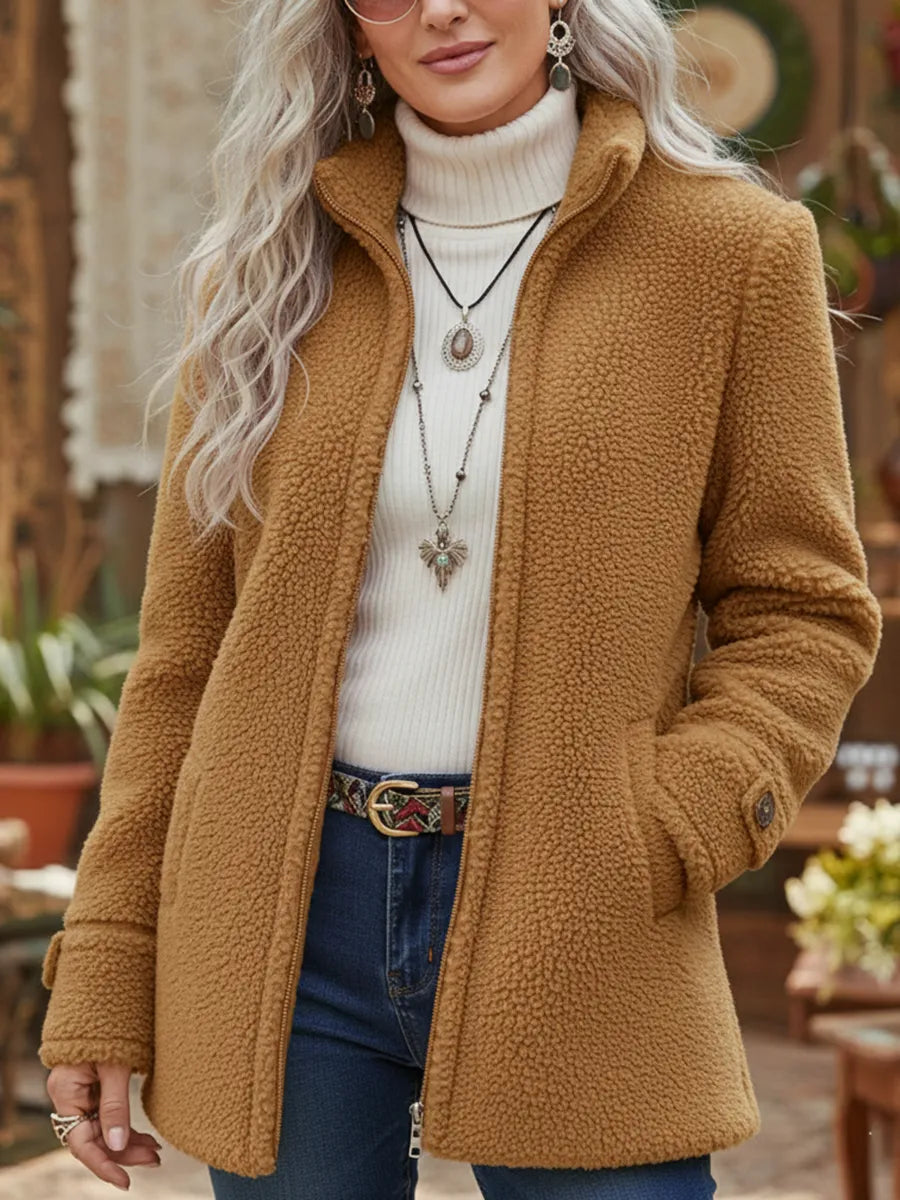 Lunirissa - Women's Soft and Casual Zip-Up Jacket