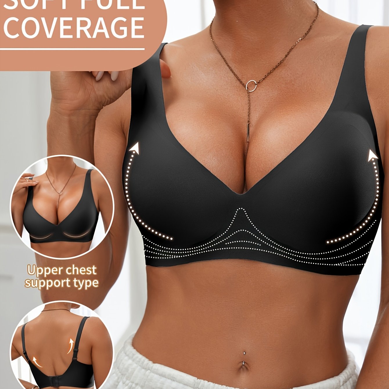 Isendra - High Coverage Comfort Push-Up Bra 