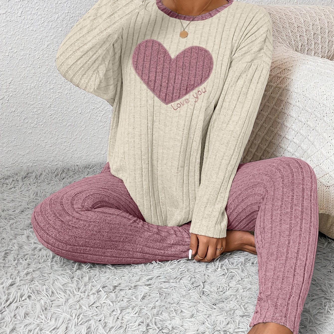 Javelle - Comfort Relax Heart Loungewear Set 