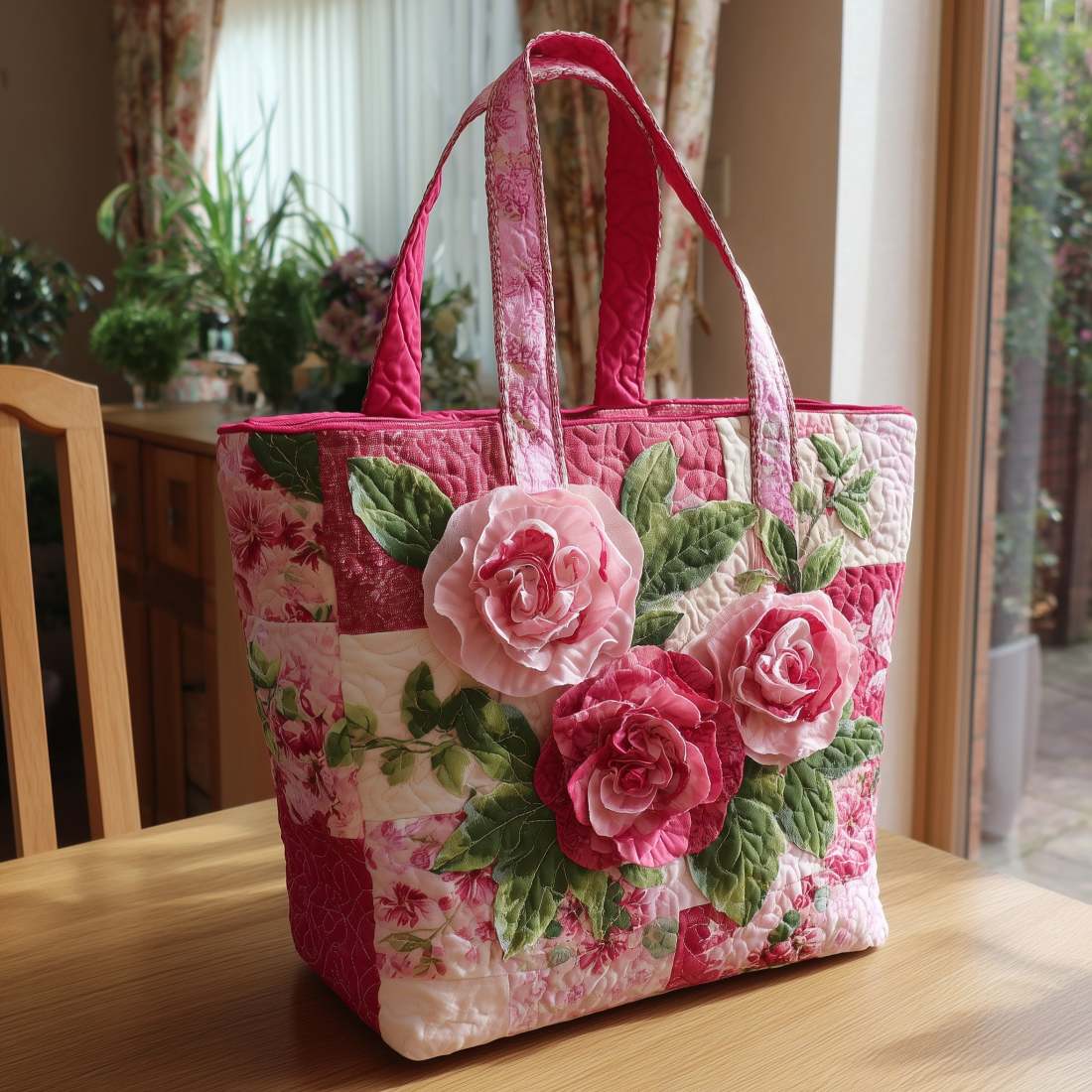 Gwenavella -  Sac Artistique Avec Motif Floral 3D