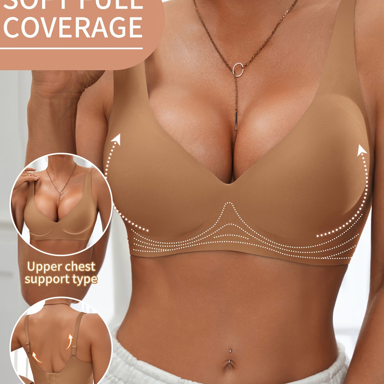 Isendra - High Coverage Comfort Push-Up Bra 
