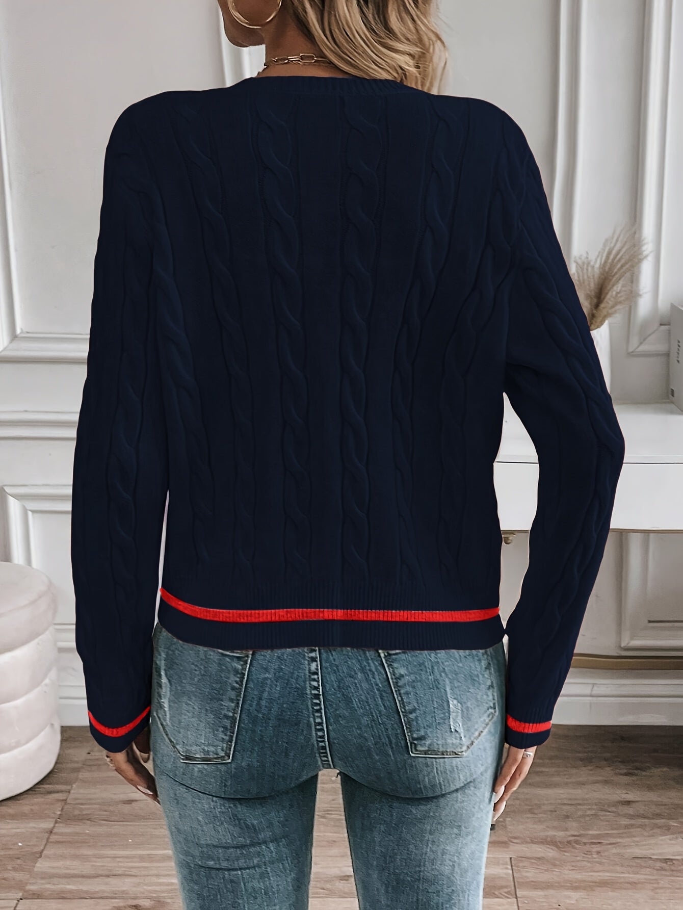 Elvyna - Soft Buttoned Cardigan with Timeless Charm 