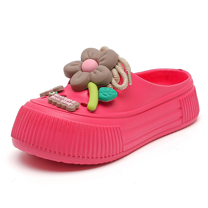 Auralie™ - Pantoufles Respirantes à Décoration Florale