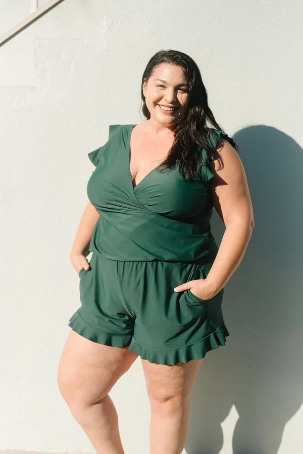 Melisande™ - Maillot de bain avec volants et soutien-gorge intégré