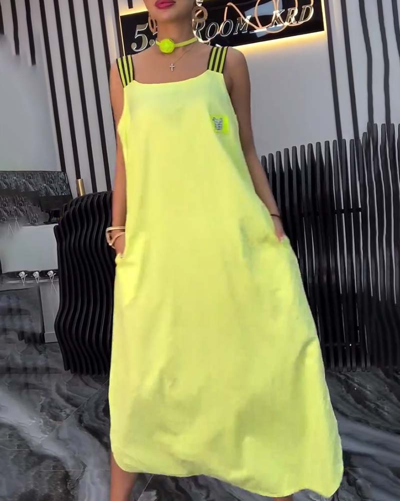 Nyelle - Robe bretelles séparées lâche