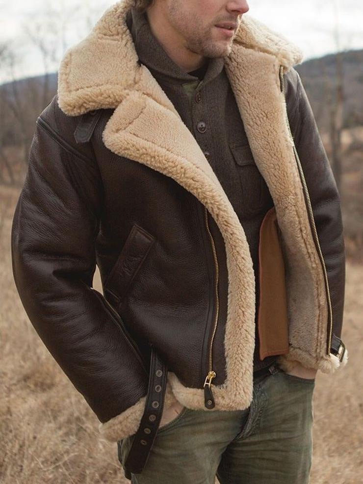 Stefan - Premium Style Genuine Lambskin Leather Jacket 