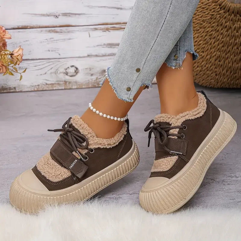 Nirelia - Baskets Chaudes Confort Hiver pour Femmes