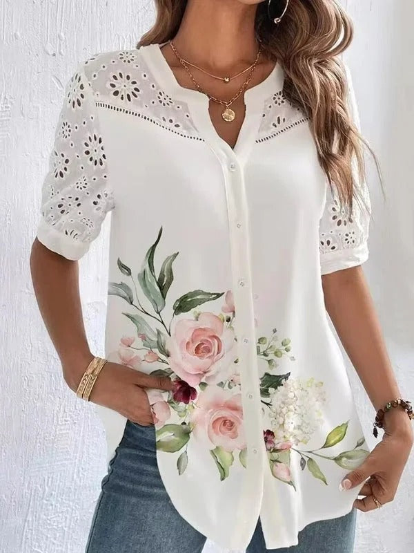 Mariselle - Elegant Short Sleeve Vacation Weekend