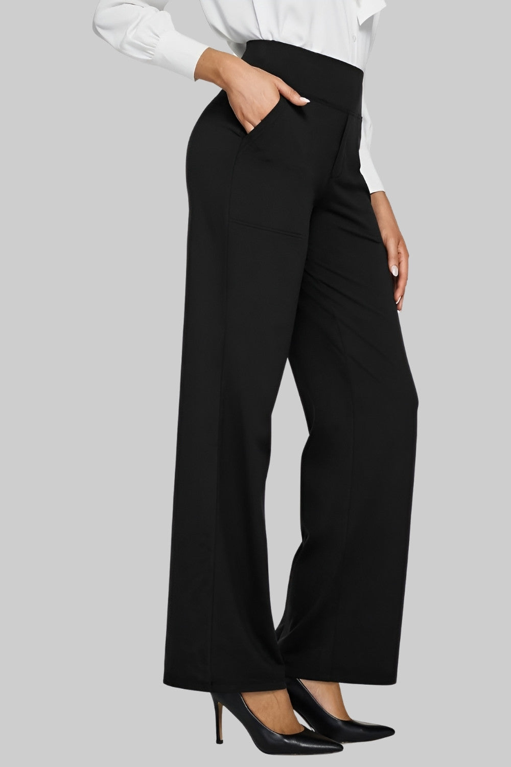 Averisse - Pantalon Stretch Doux Et Confortable Pour Femme (Un acheté = un offert)