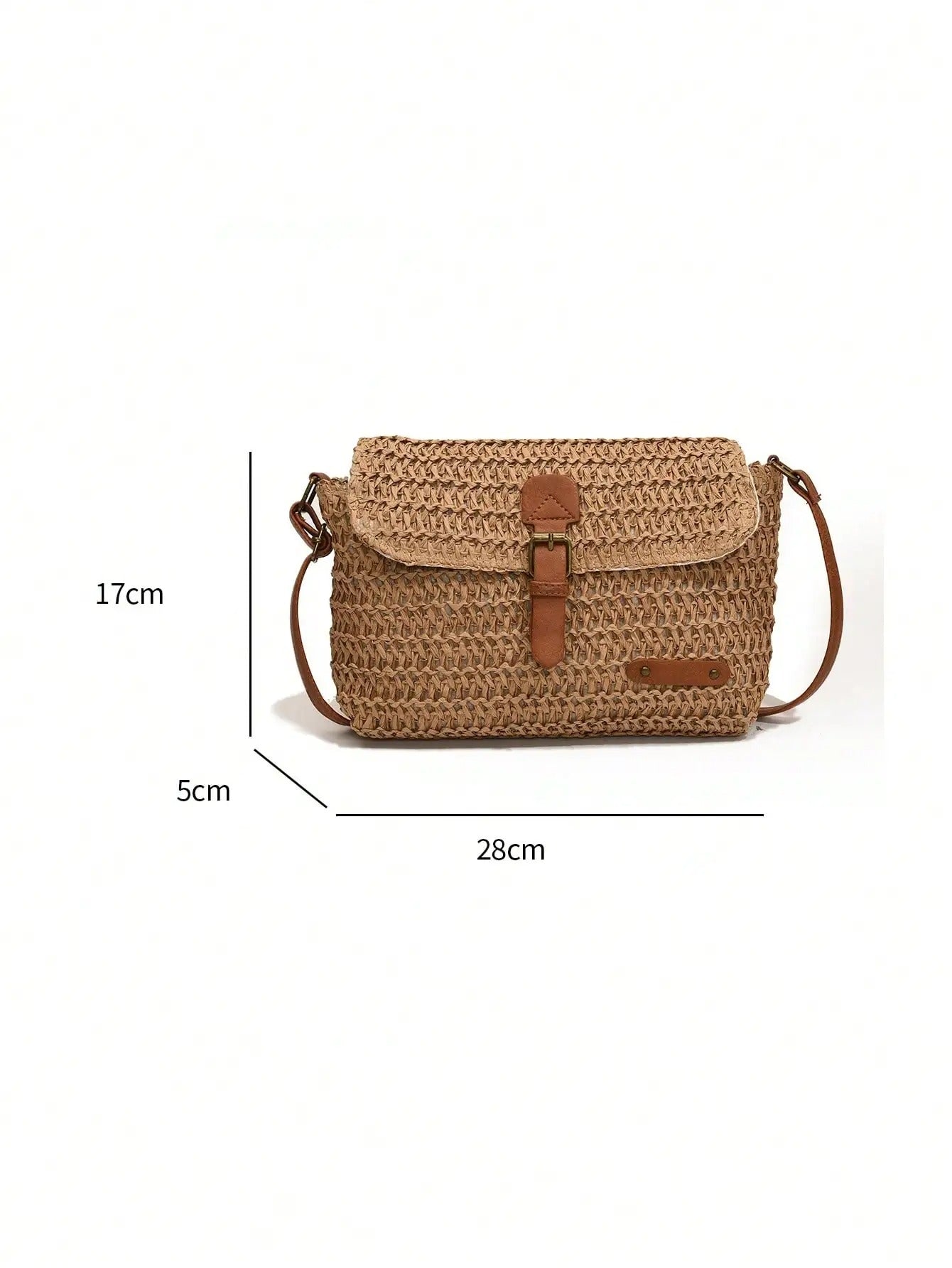 Evelien™ - Sac Bandoulière en Paille Naturelle – L’Accessoire Estival Incontournable