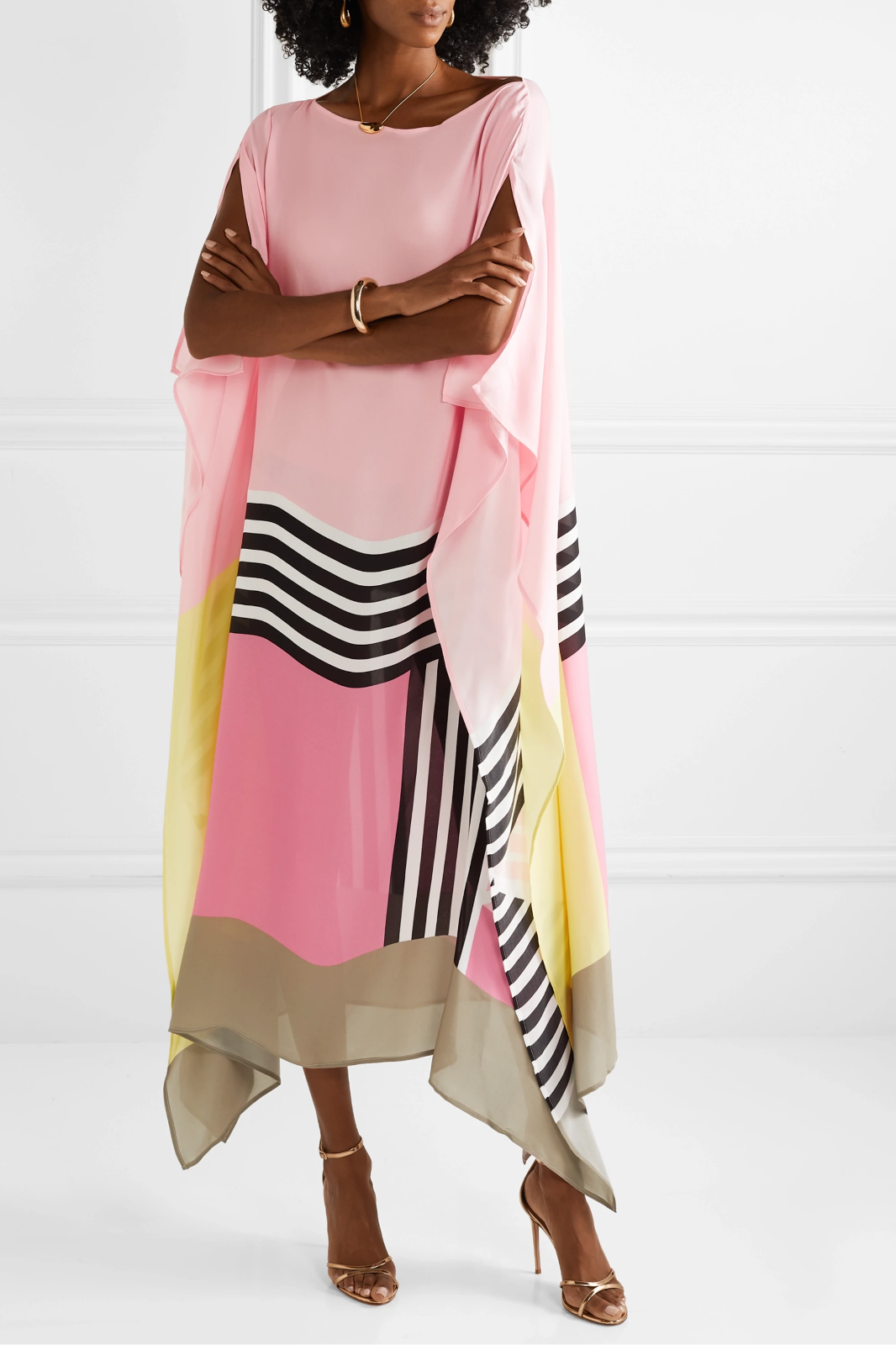 Rayna™ - Elegant Geometric Print Caftan 